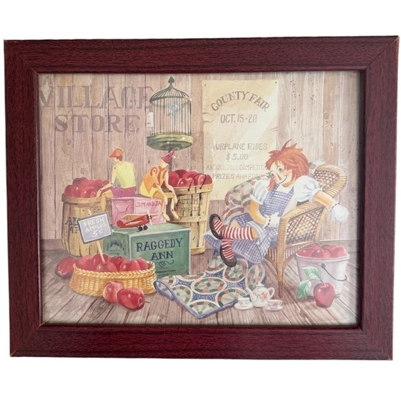 Raggedy Ann Country Fair Print - Picture 1 of 5